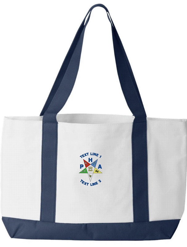 OES Eastern Star PHA Cruiser Tote (image for) OES Eastern Star PHA Cruiser Tote
